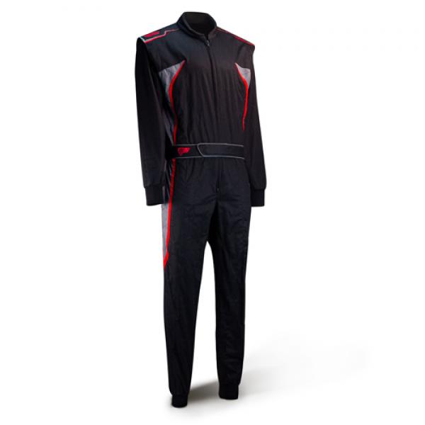 Speed Overall Hobby | DETROIT HS-3 | schwarz/rot/grau | Gr. 4XL